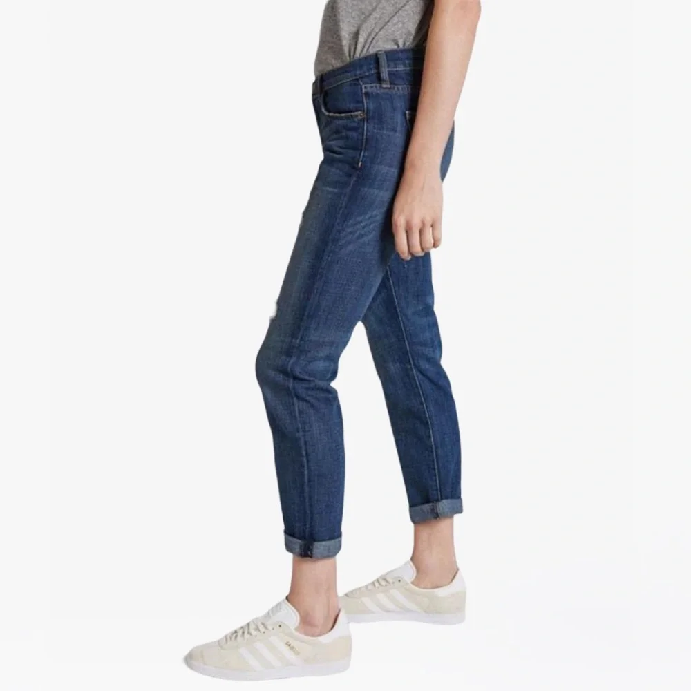 Current/Elliott Mid-Rise Distressed Women’s Jeans - 28